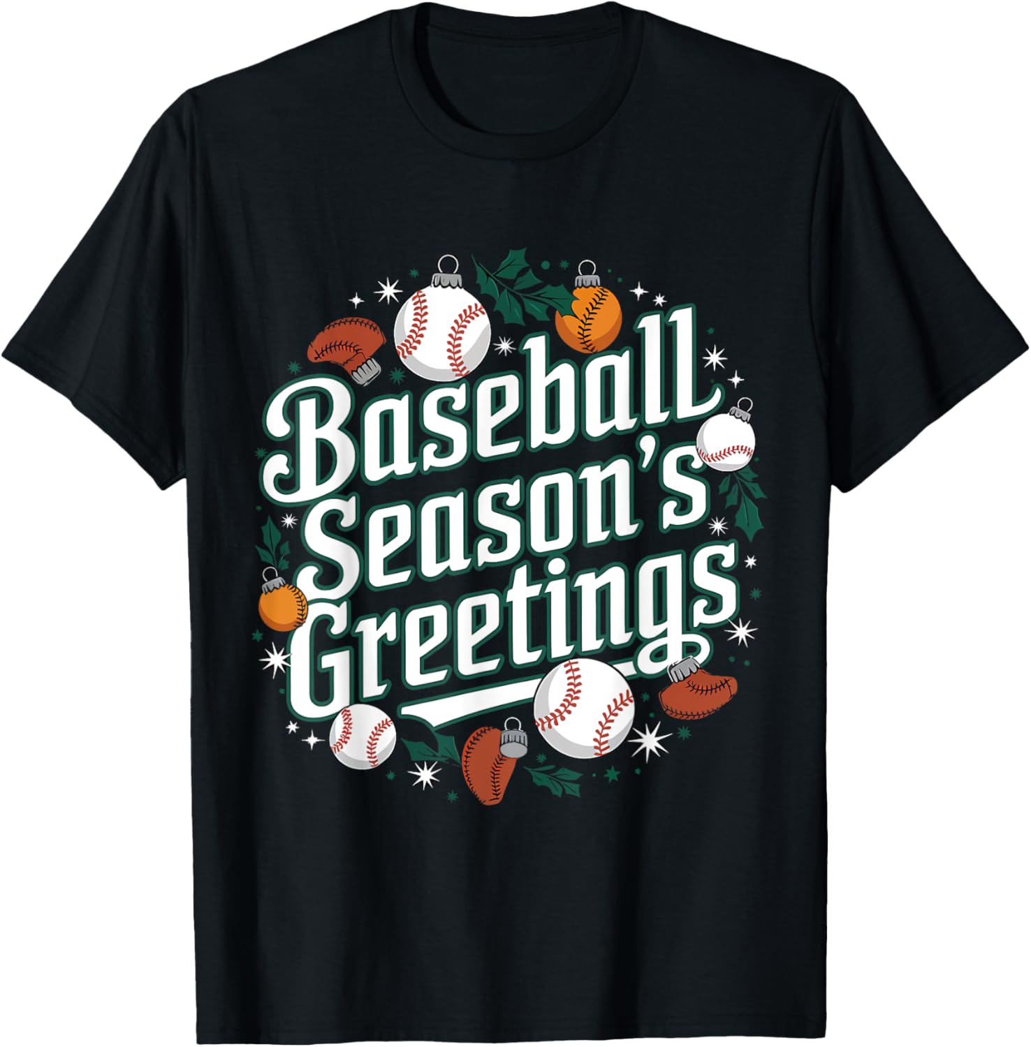 Baseball Season's Greetings Christmas