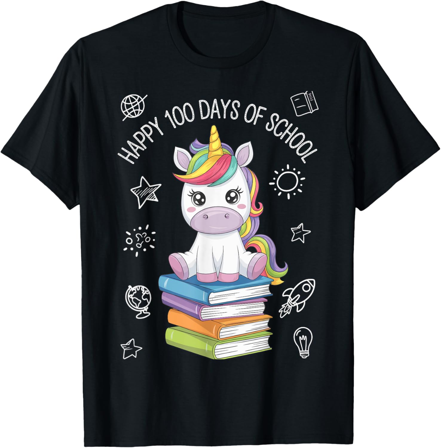 Happy 100 Days of School Unicorn