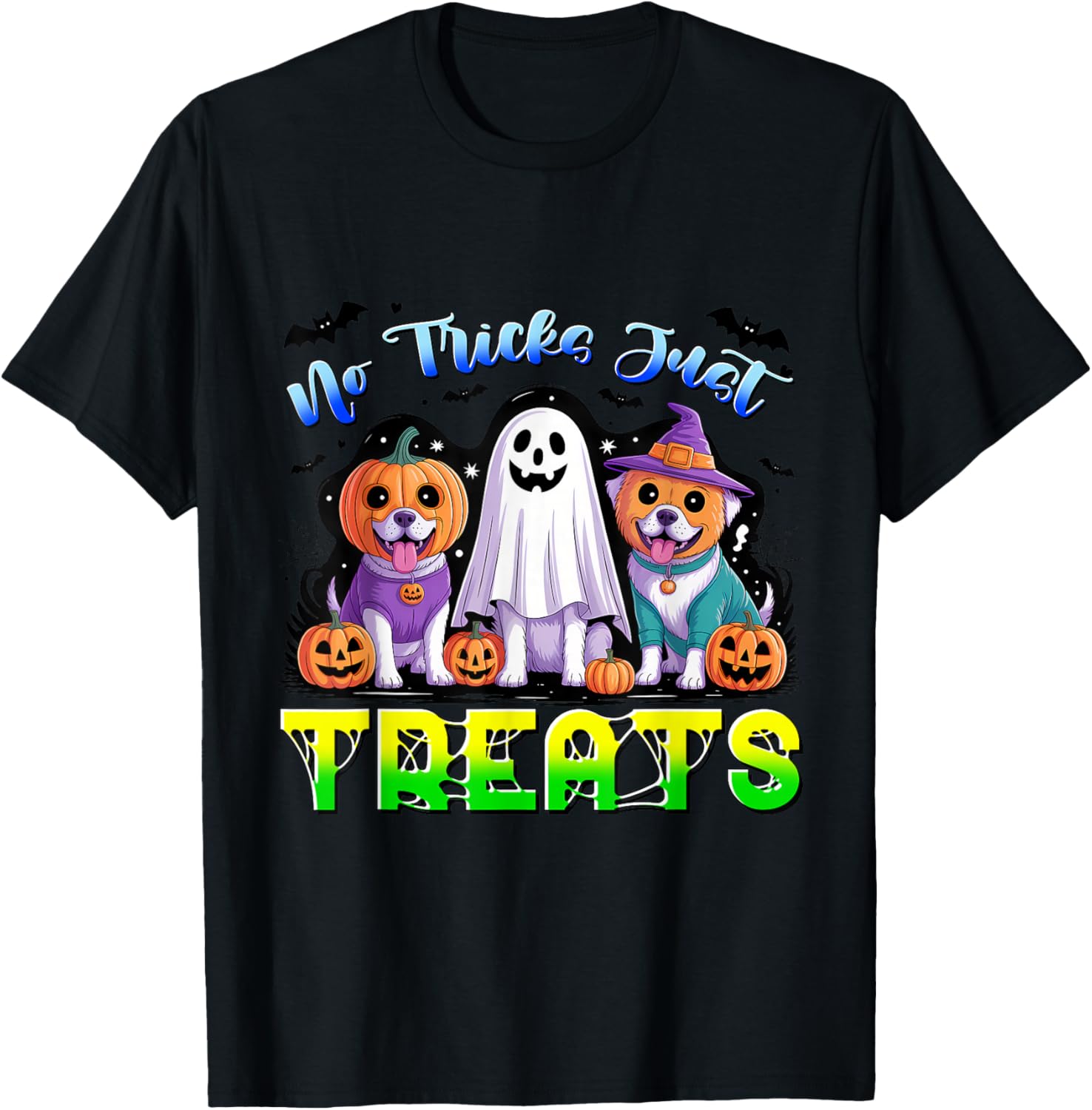 Halloween Dogs No Tricks Just Treats
