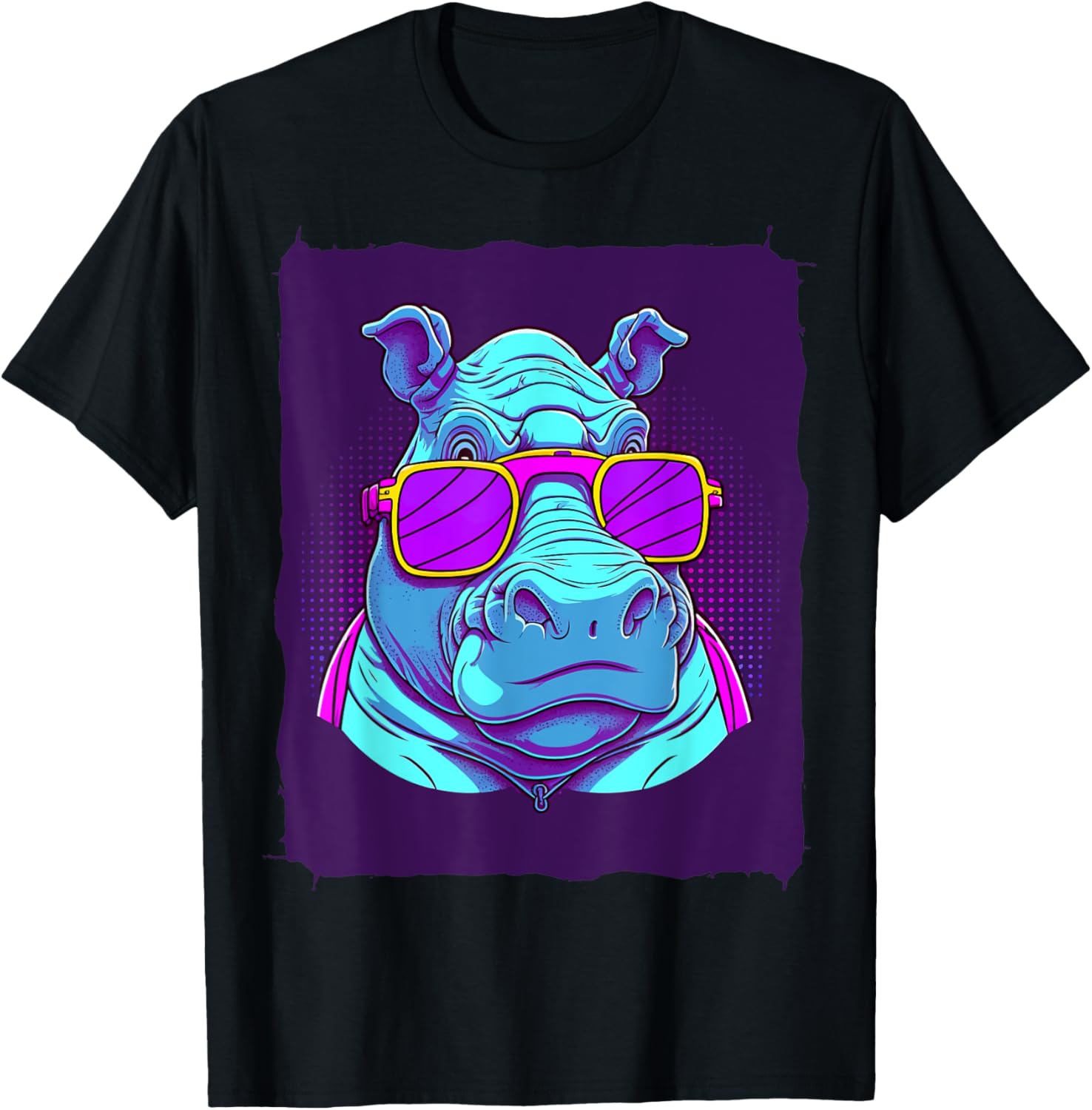 Hippo with Sunglasses