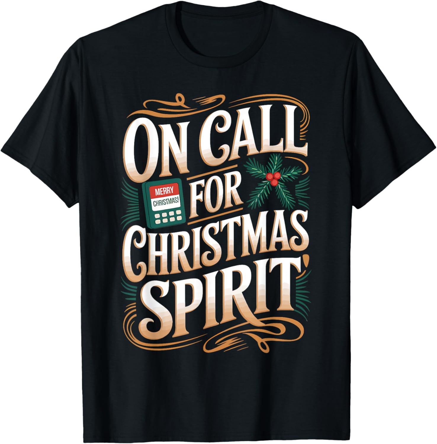 On Call For Christmas Spirit Firefighter