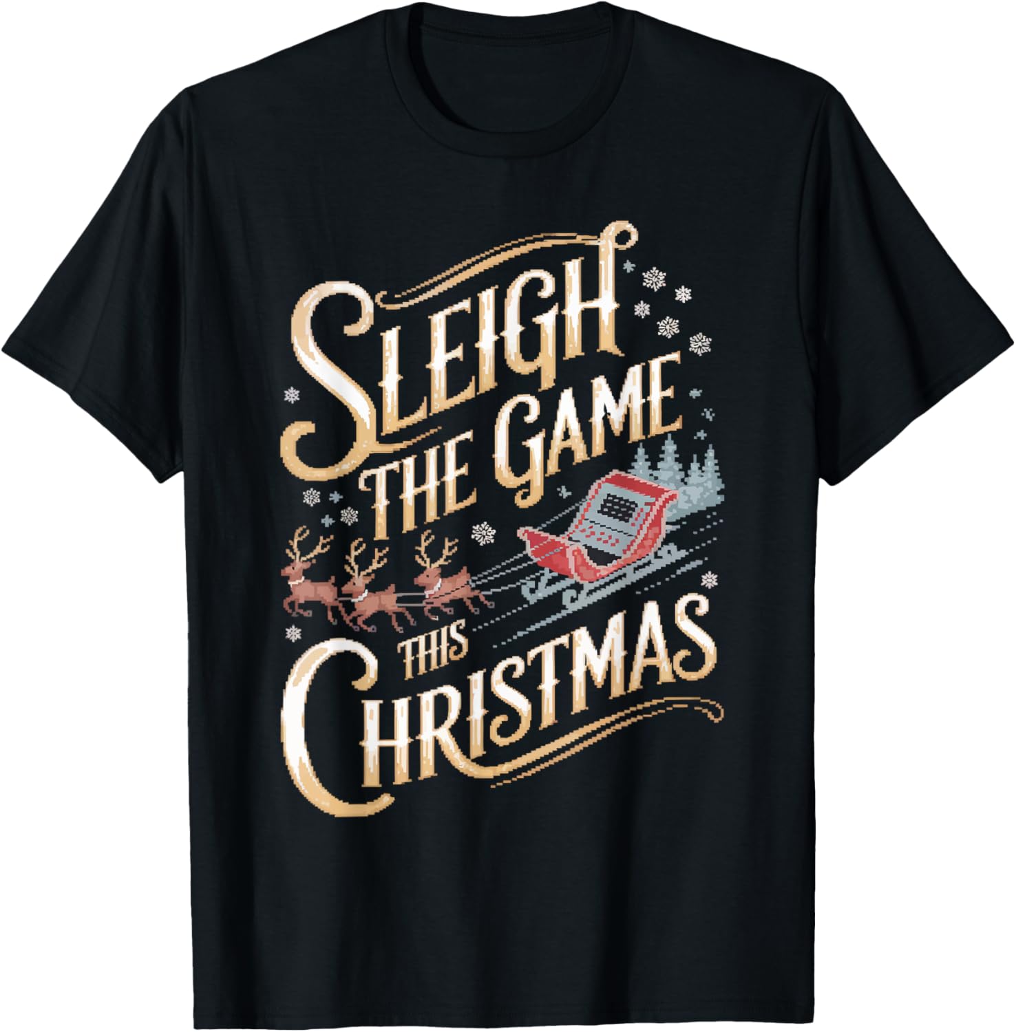Gamer Christmas Sleigh The Game This Christmas