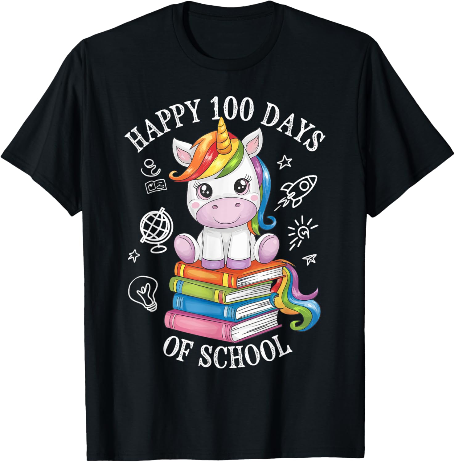 Happy 100 Days of School Unicorn