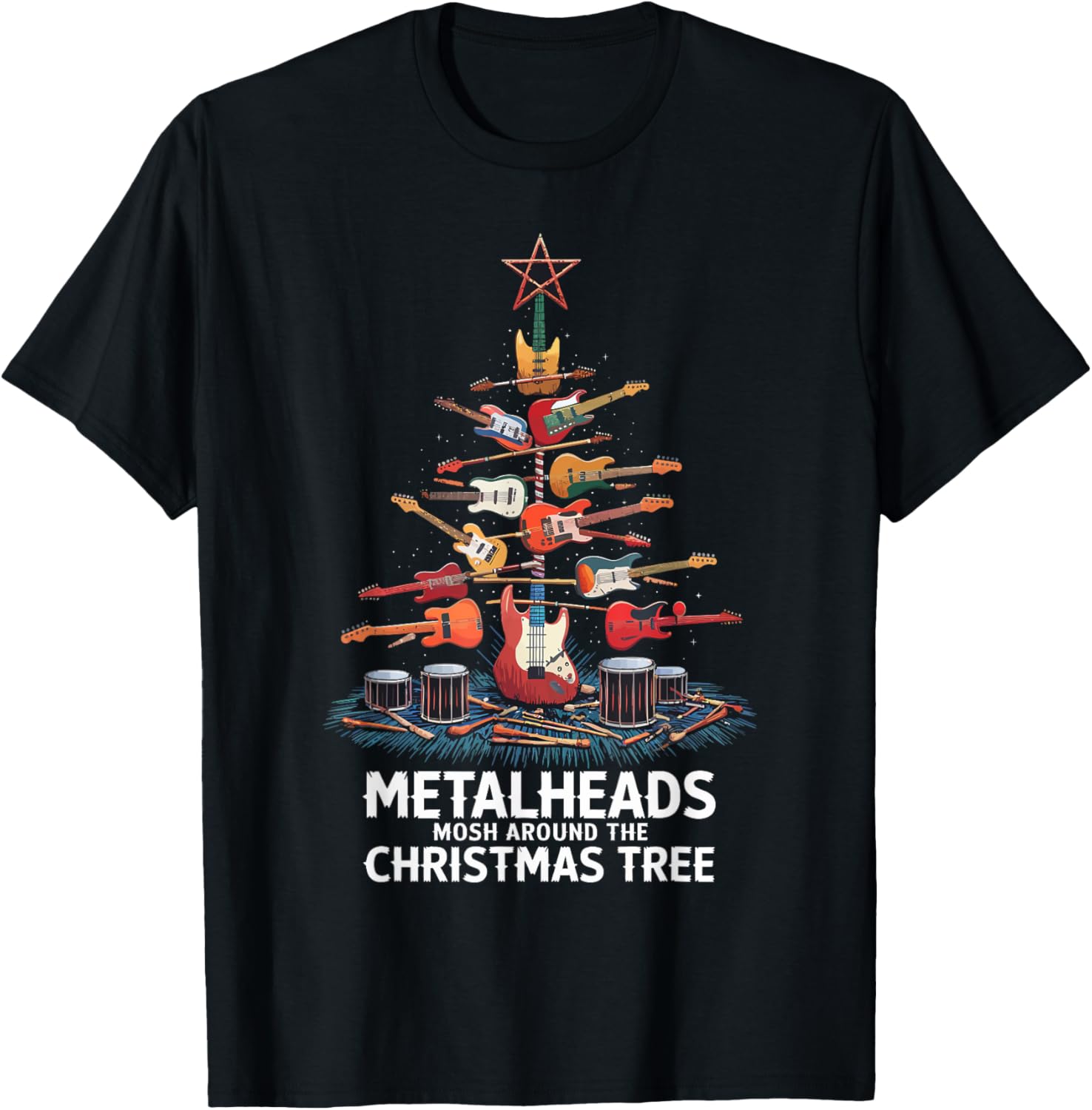 Metalheads Mosh Around The Christmas Tree