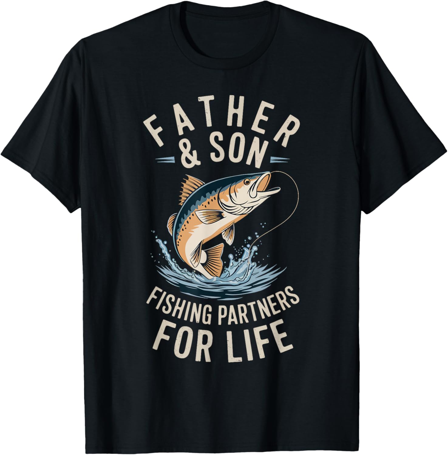 Father & Son Fishing Partners For Life