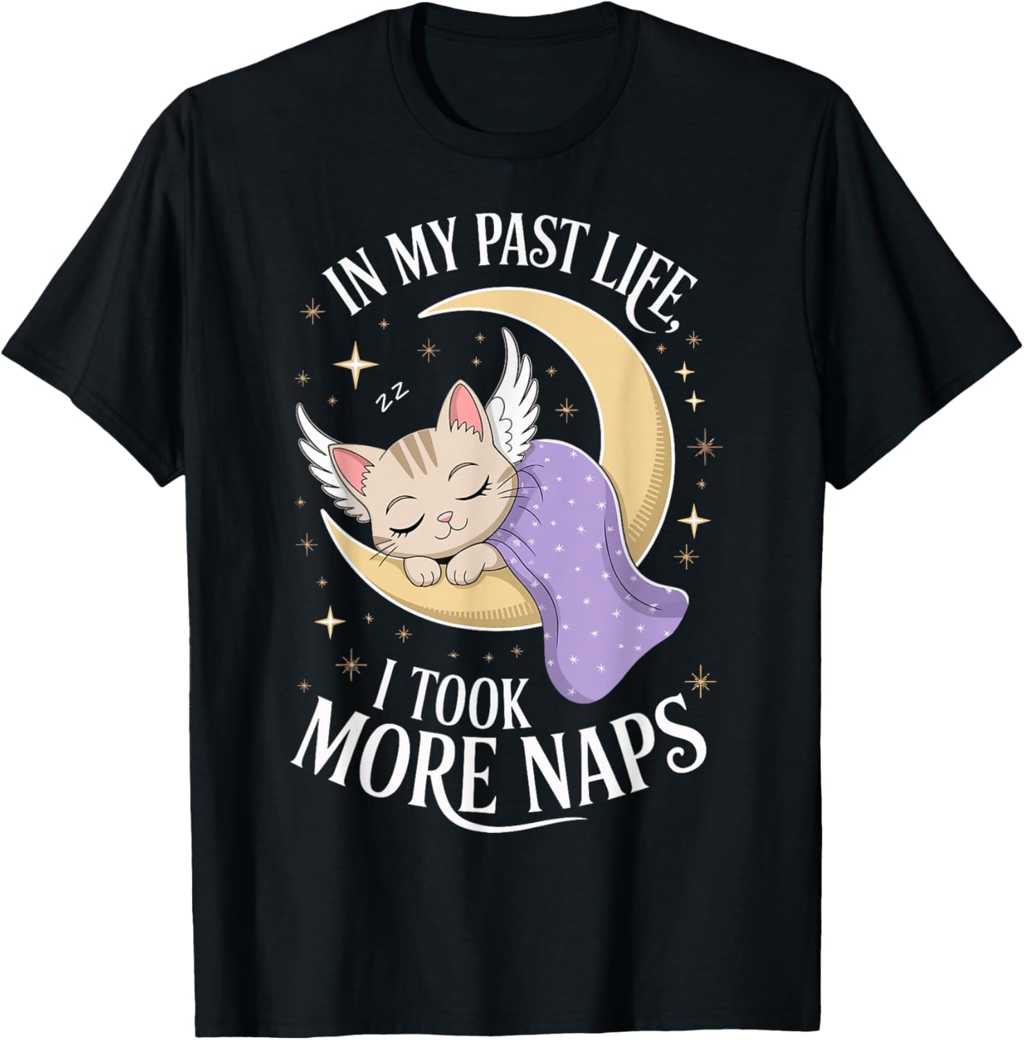 In My Past Life I Took More Naps Funny Cat