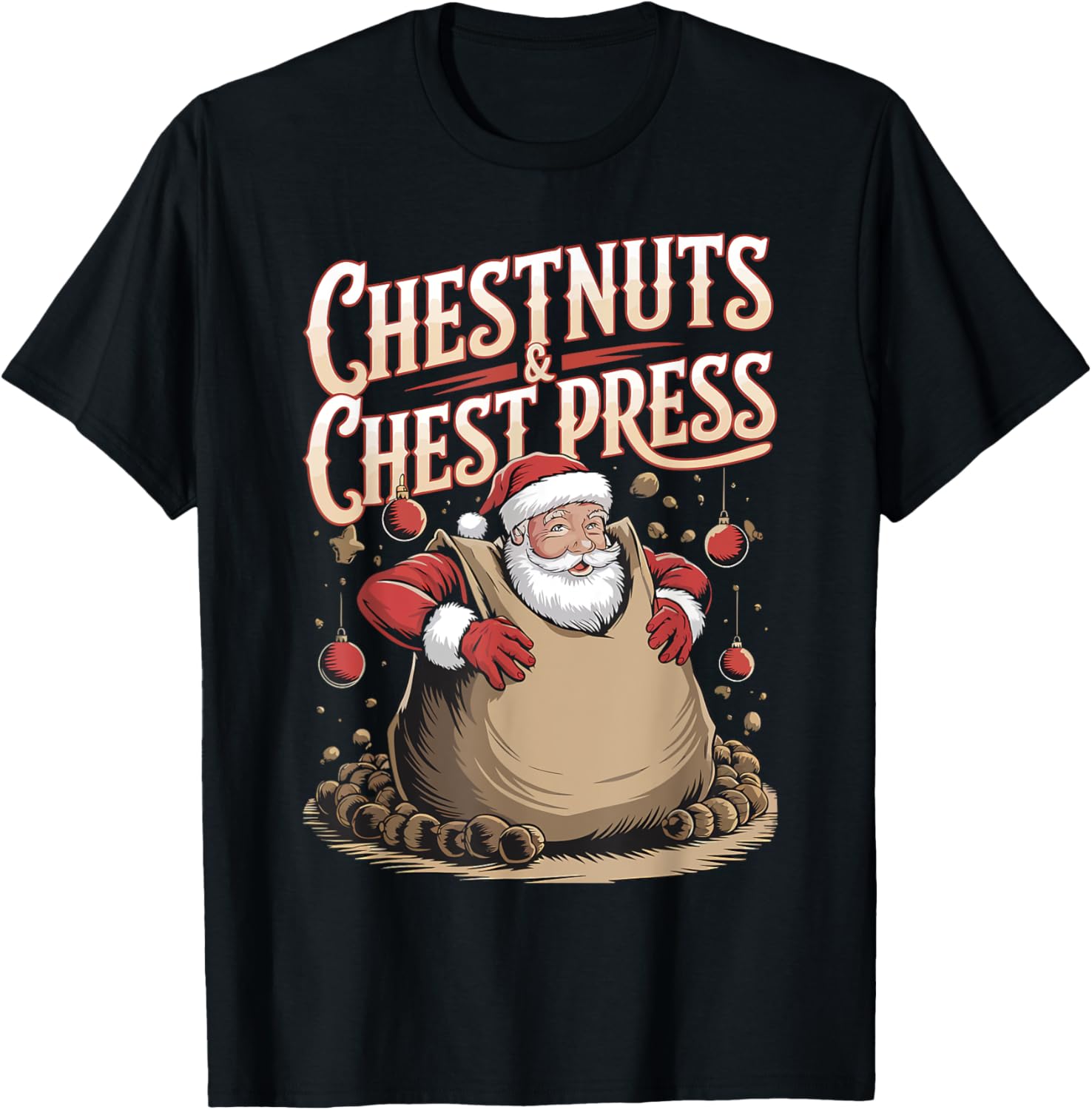 Chestnuts & Chest Press Santa Chrismtas Gym