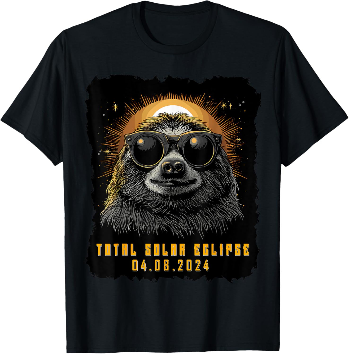 Total Solar Eclipse 2024 April Sloth