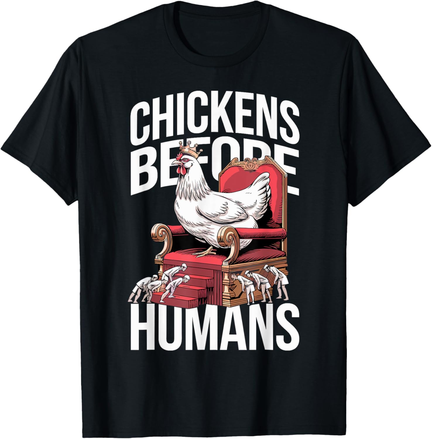 Chickens Before Humans