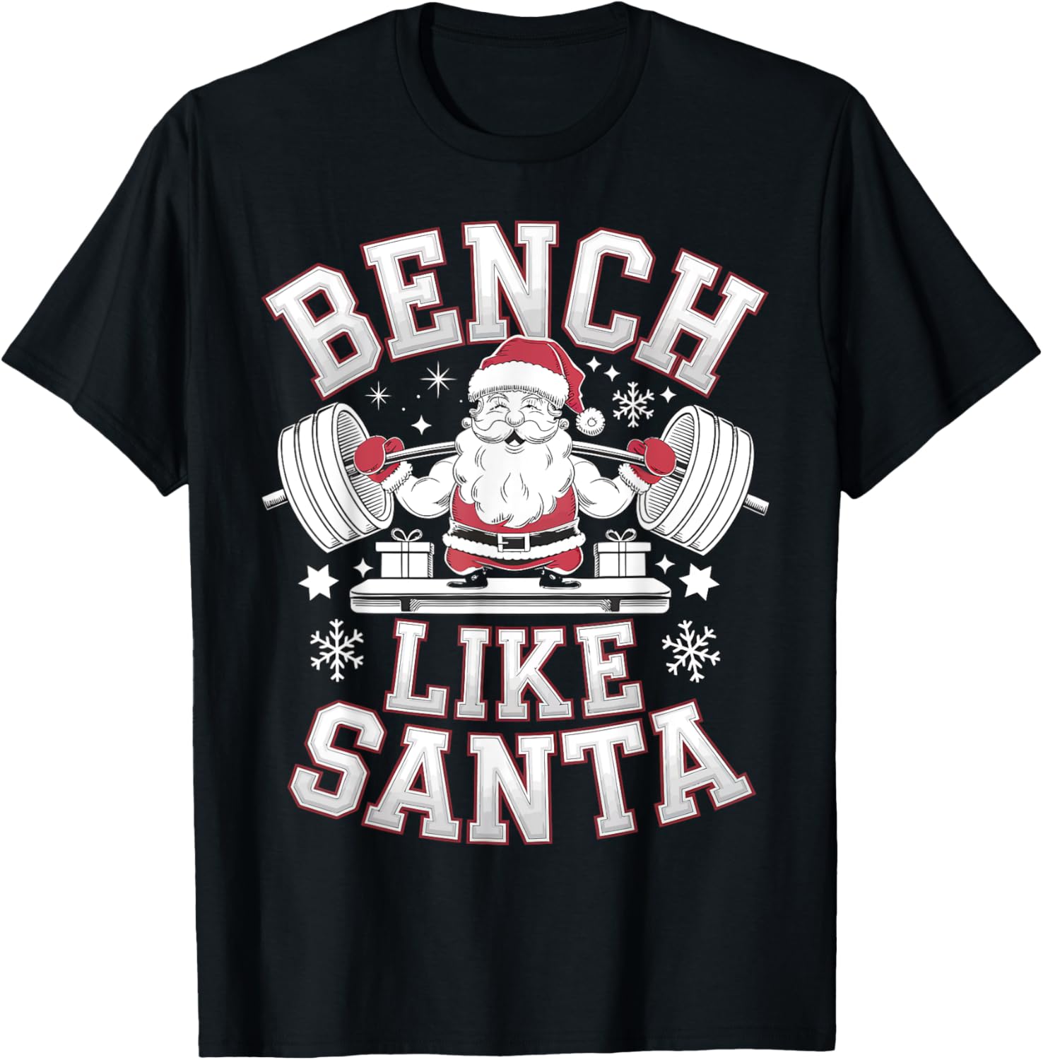 Bench Like Santa Gym Christmas