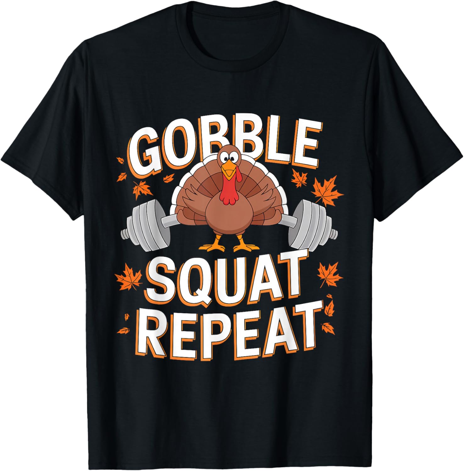 Gobble Squat Repeat Gym Workout Thanksgiving Turkey