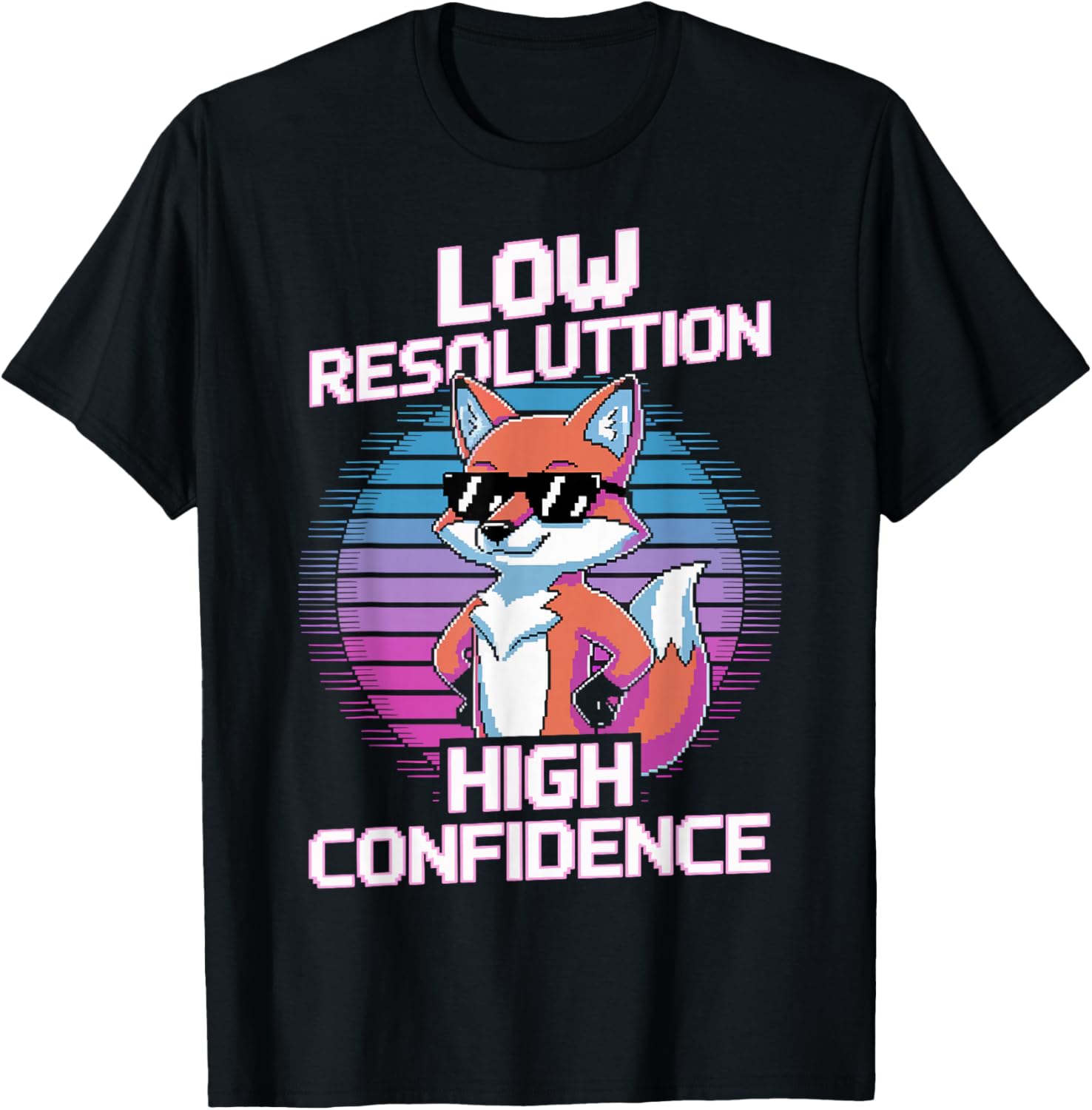 Low Resolution High Confidence Fox Funny