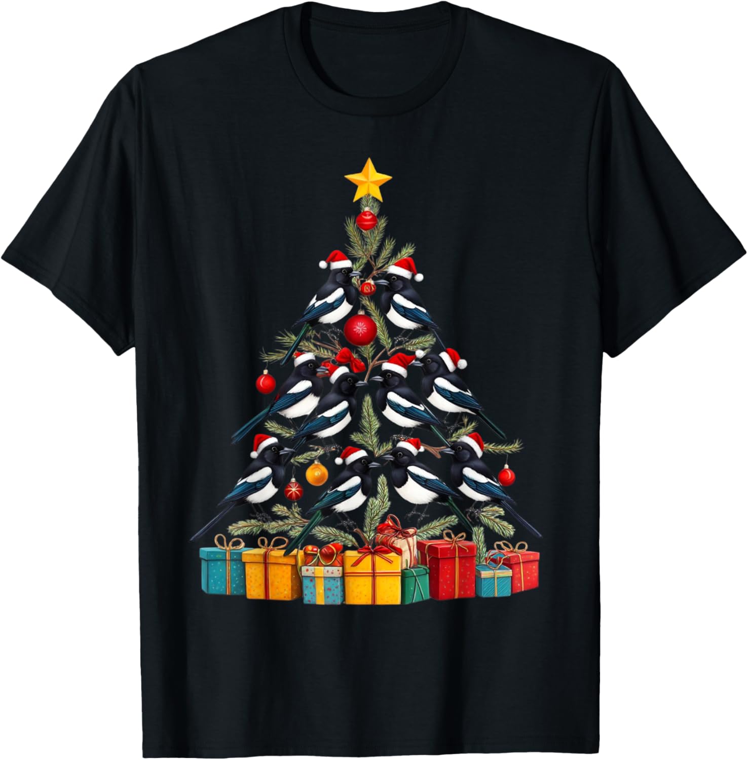 Magpie Bird Christmas Tree
