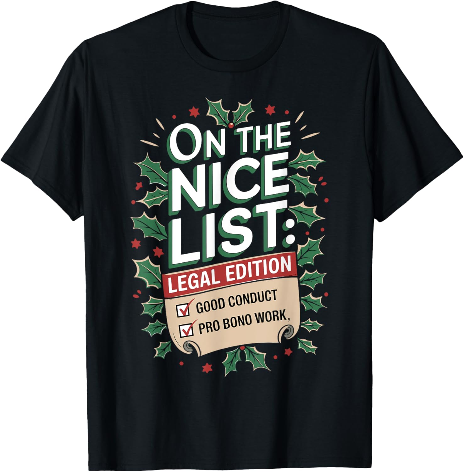 Lawyer On The Nice List Christmas