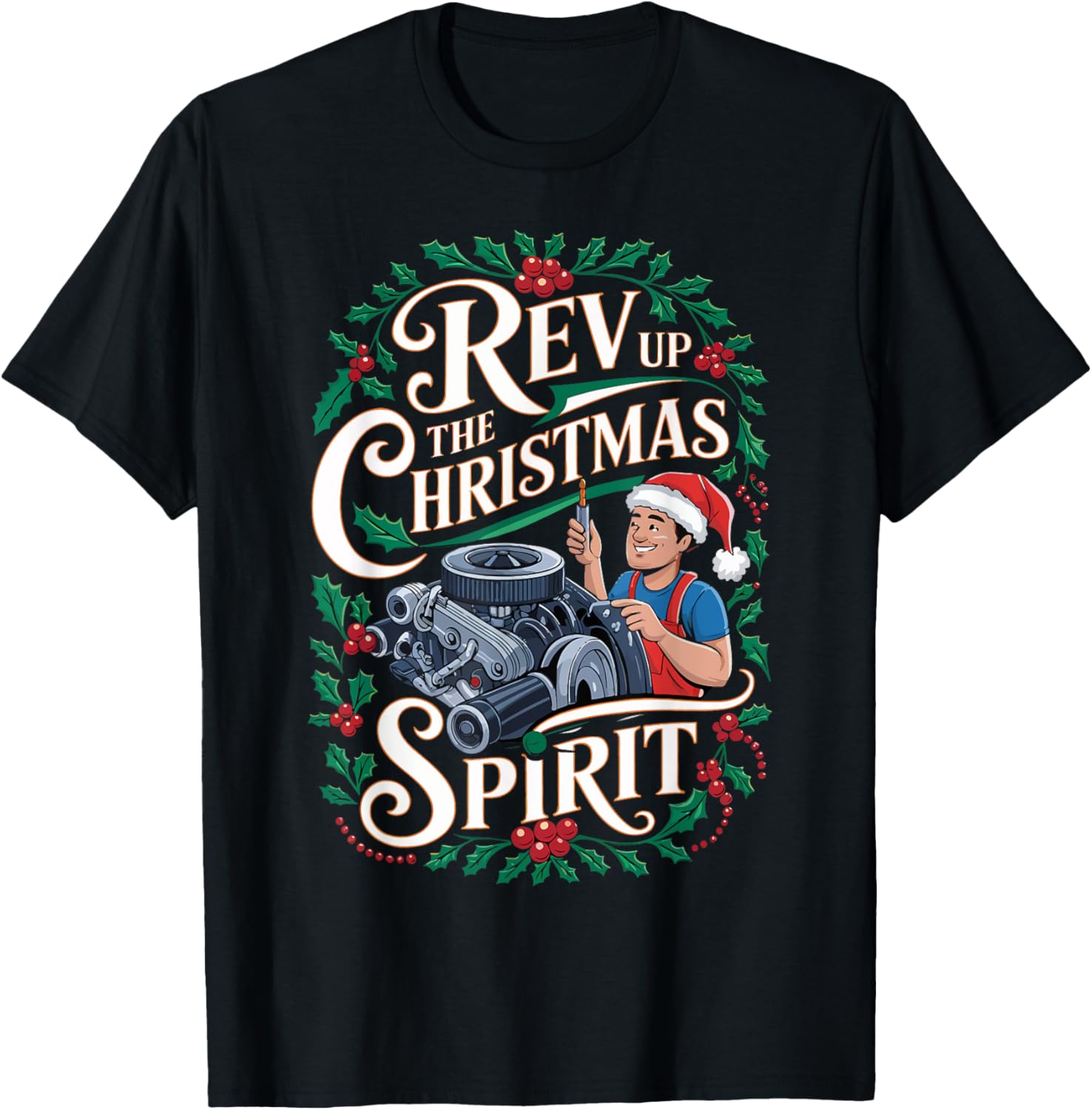 Car Mechanic Rev Up The Christmas Spirit