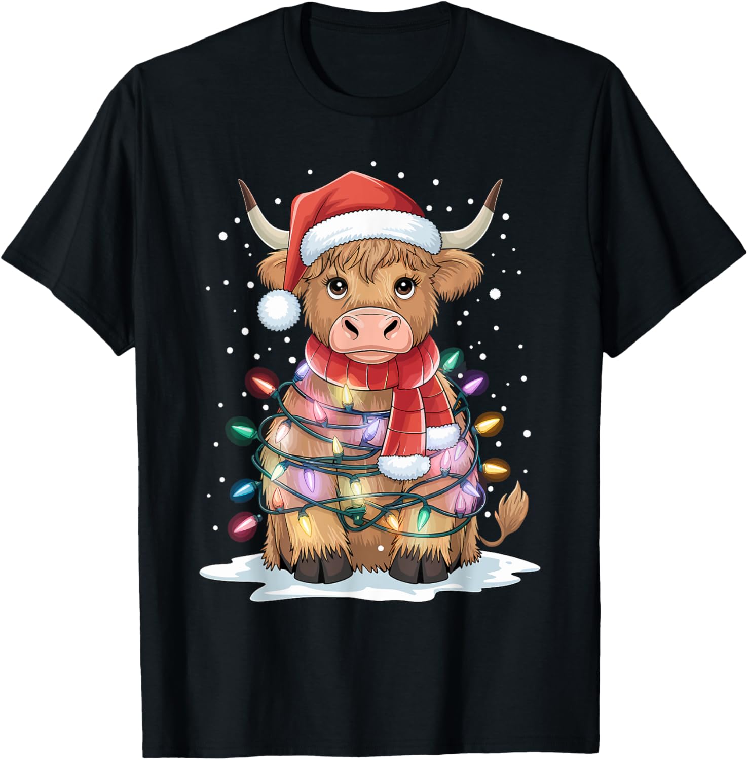 Christmas Highland Cow