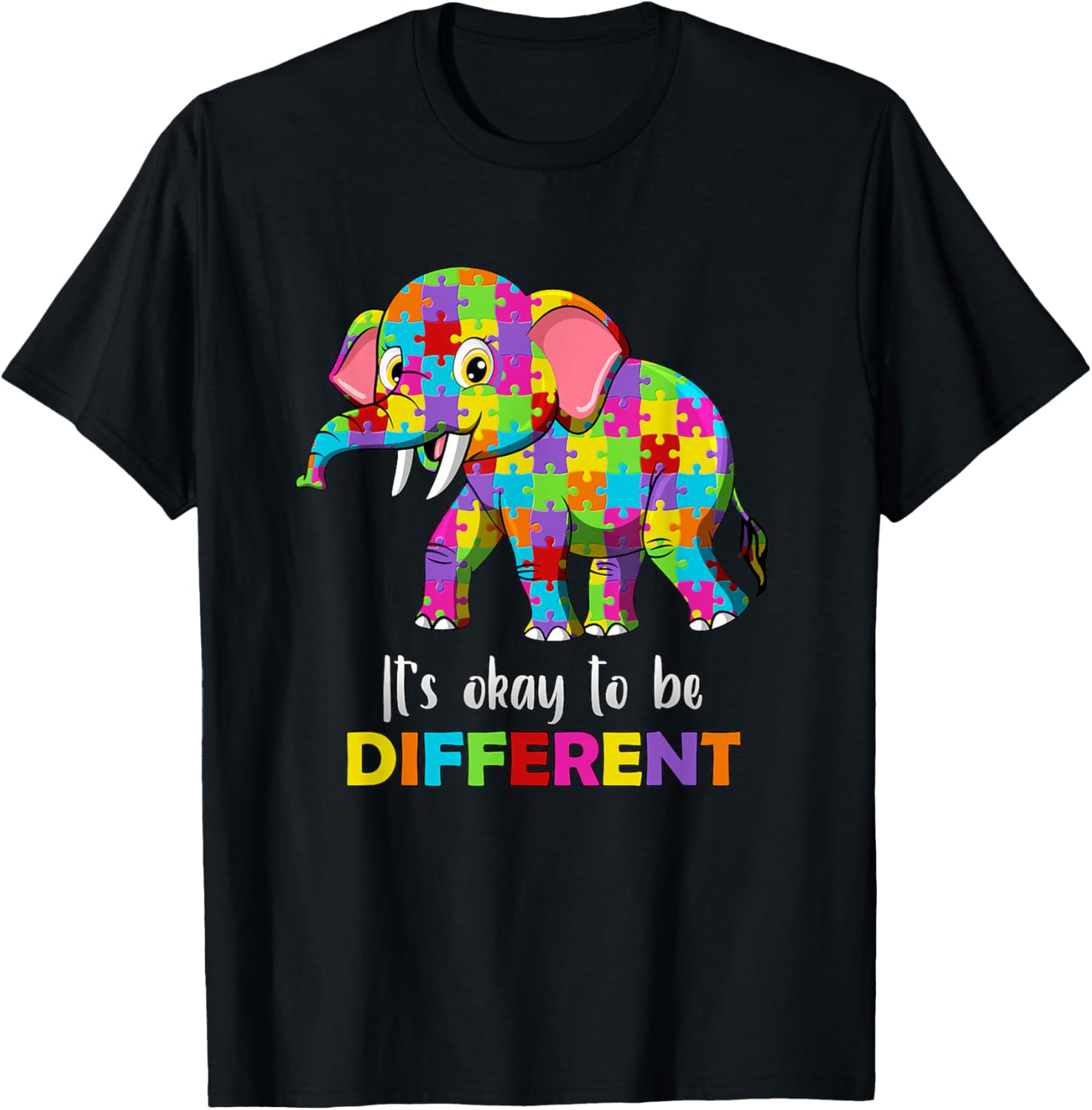 It's Okay To Be Different Autism Awareness Elephant