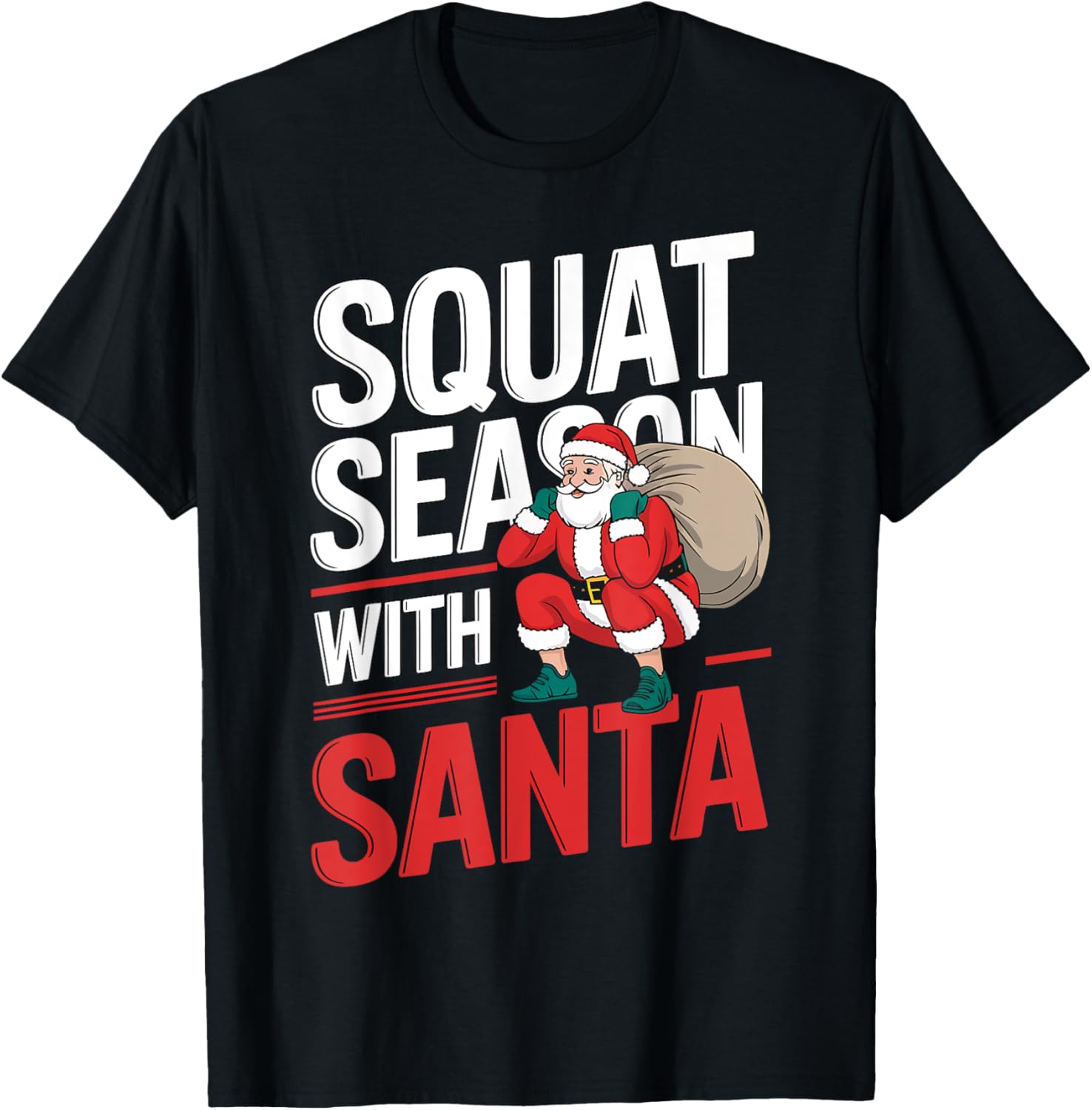 Squat Season With Santa Christmas Gym