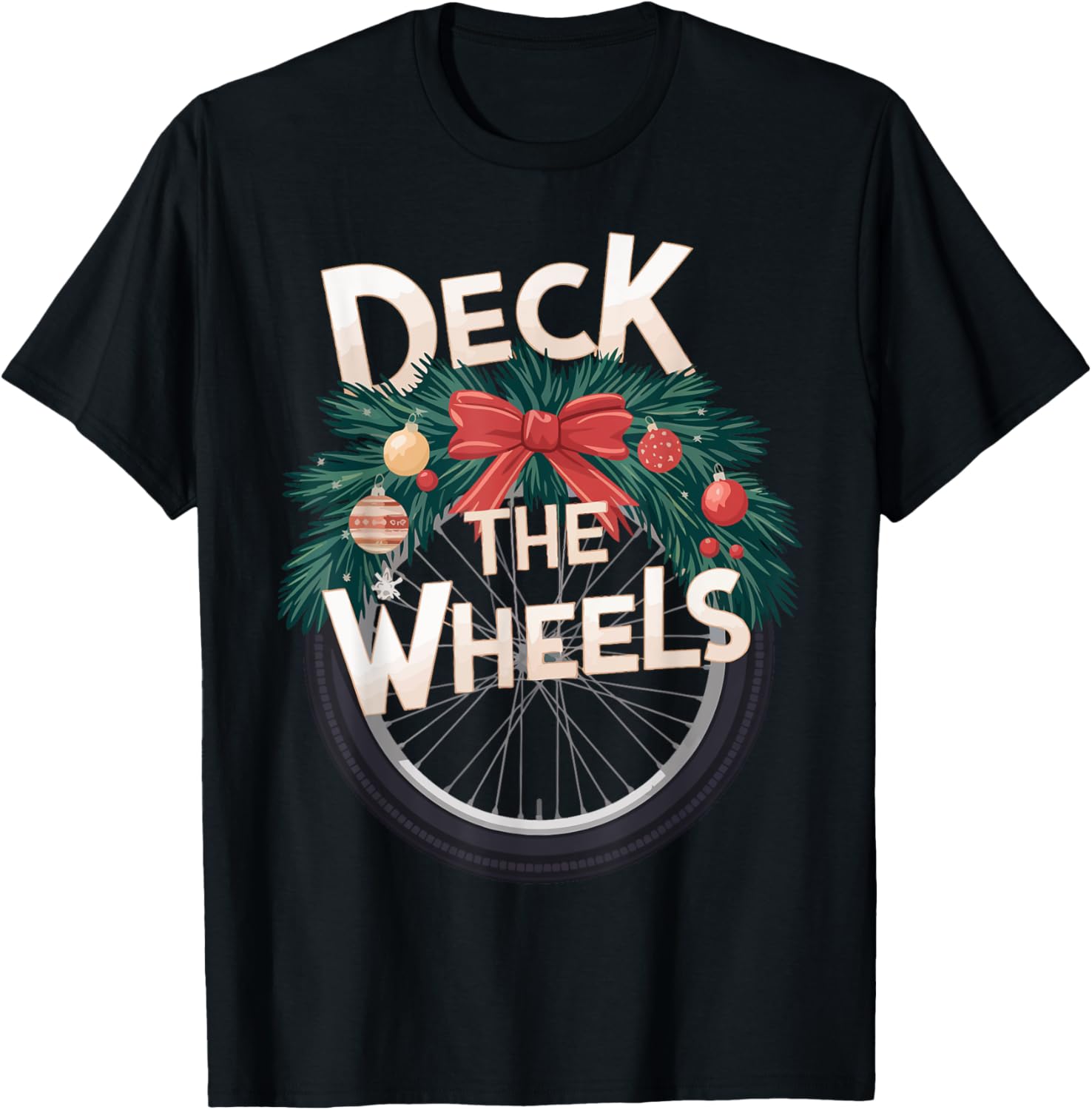 Biking Christmas Deck The Wheels Cycling