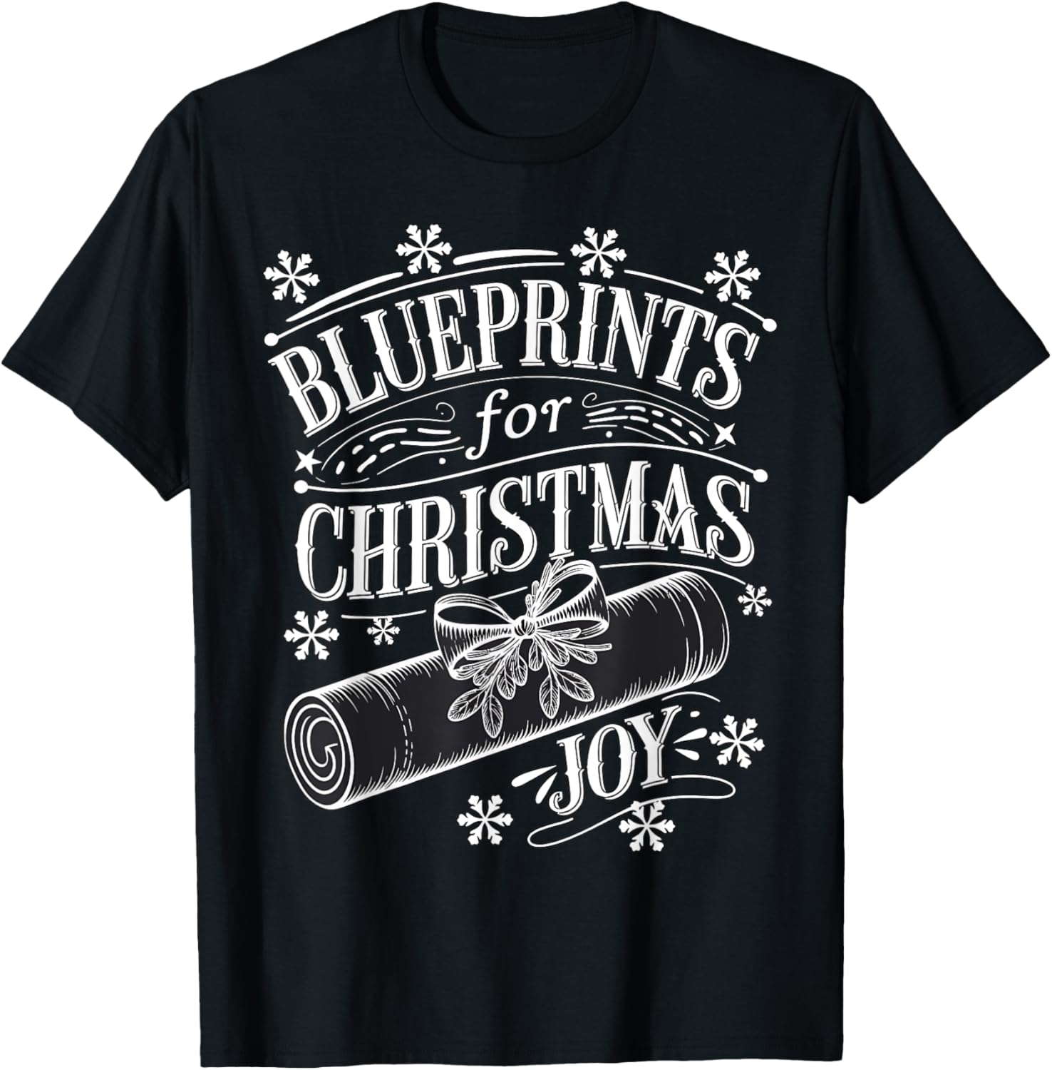Civil Engineer Blueprints For Christmas Joy