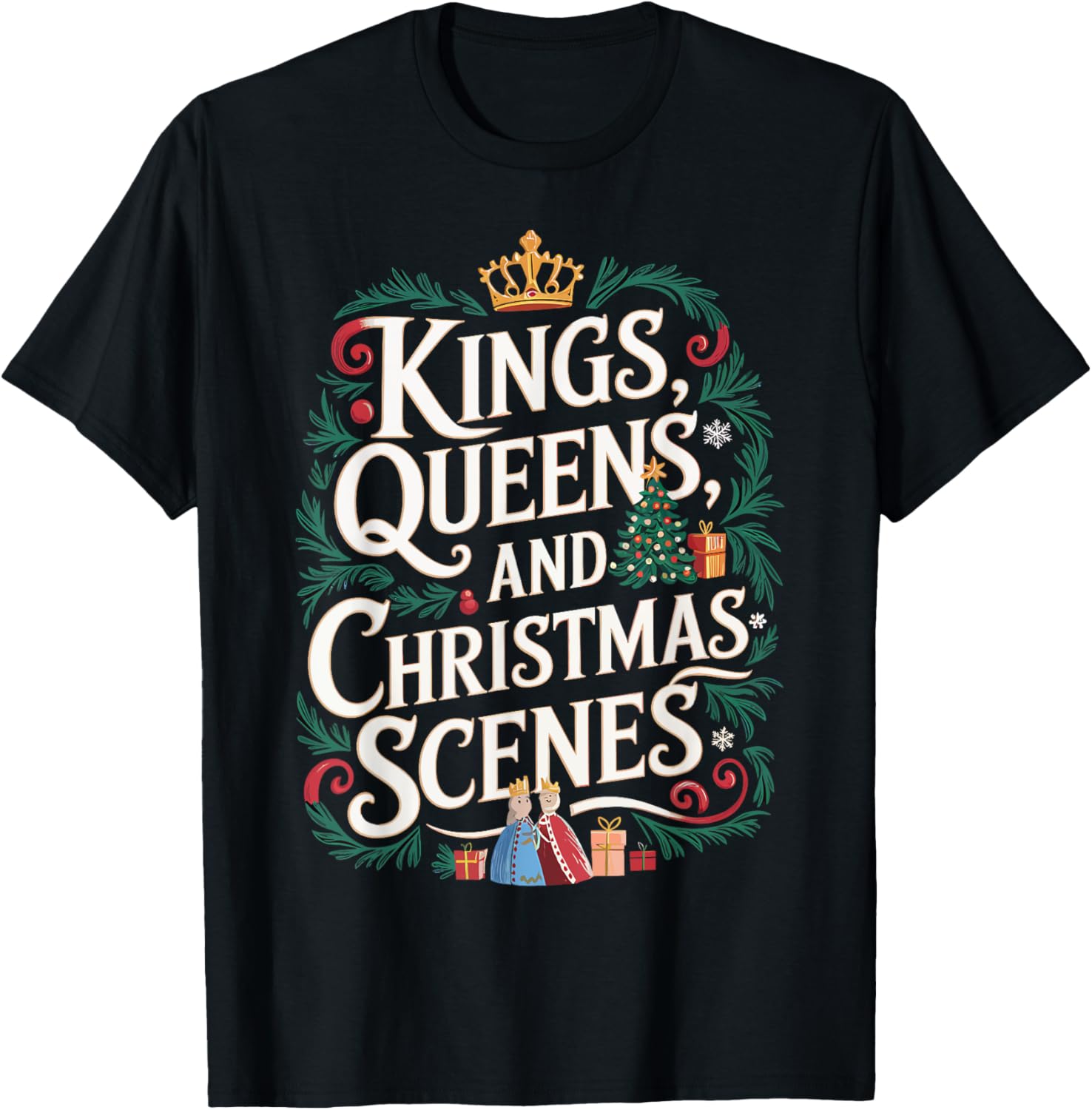 Kings Queens and Christmas Scenes Chess