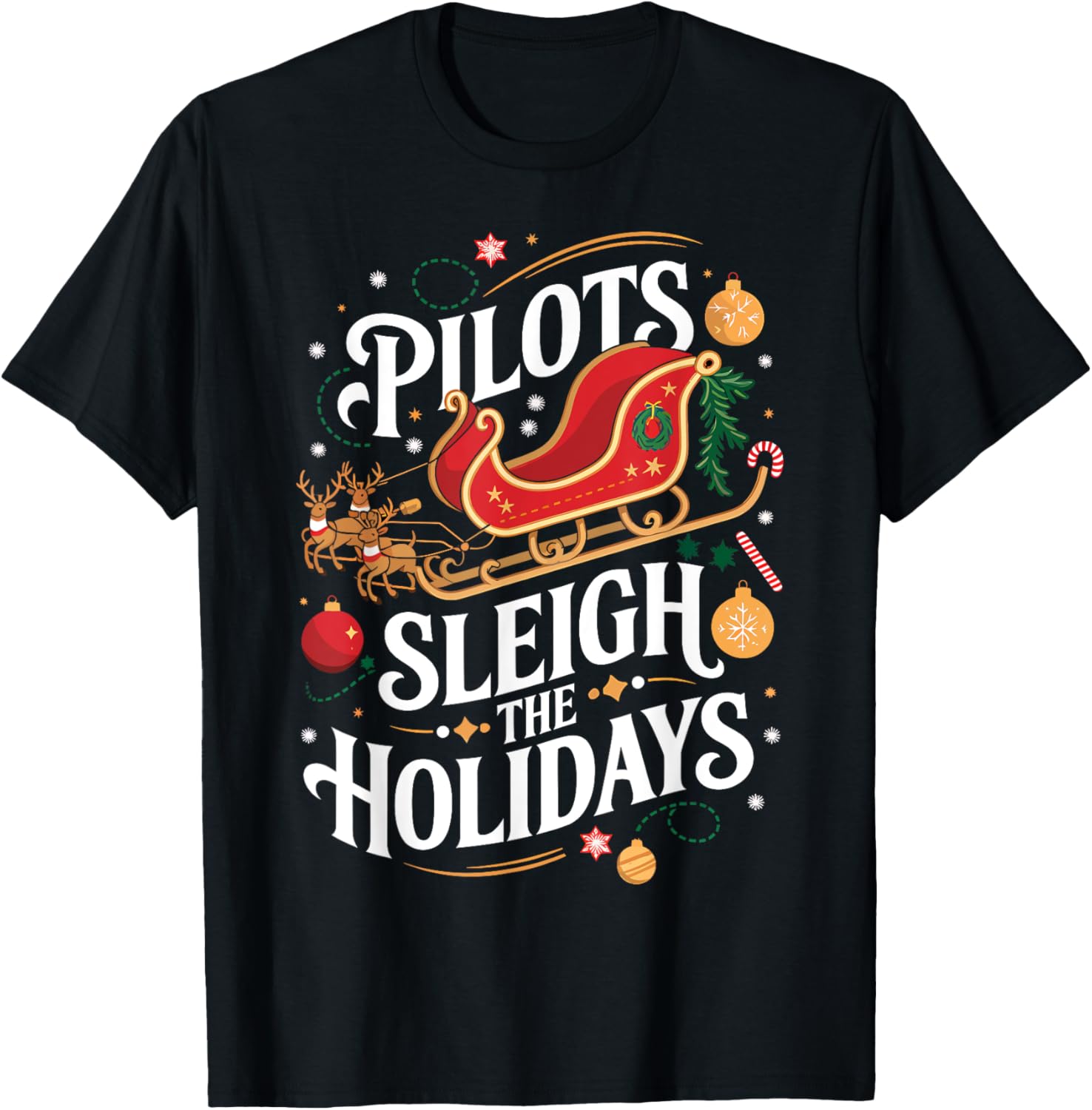 Christmas Pilots Sleigh The Holidays