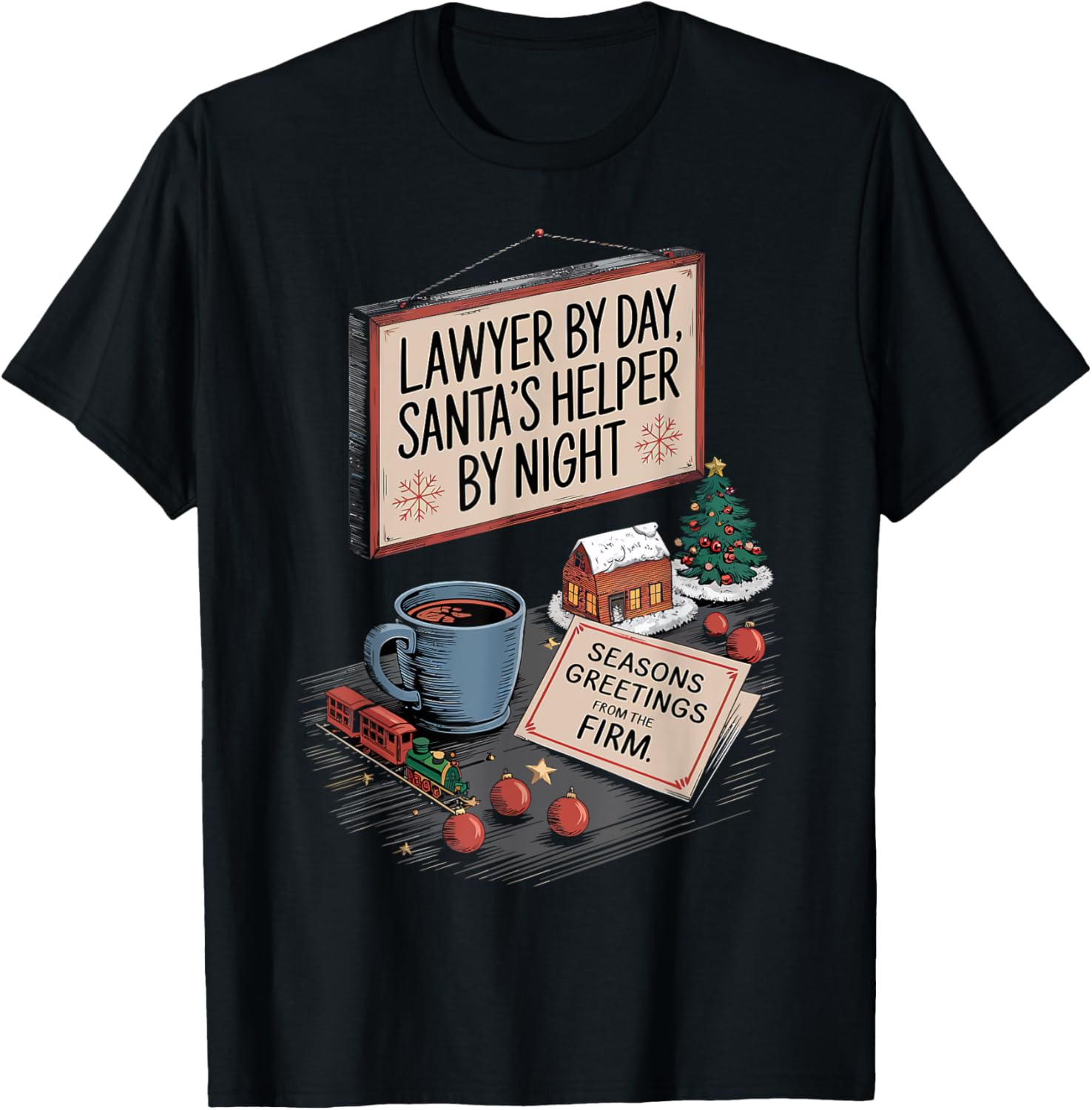 Lawyer By Day Santa's Helper By Night Christmas