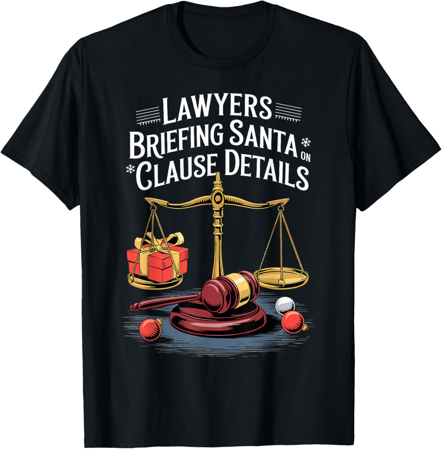Lawyers Briefing Santa on Clause Details Christmas