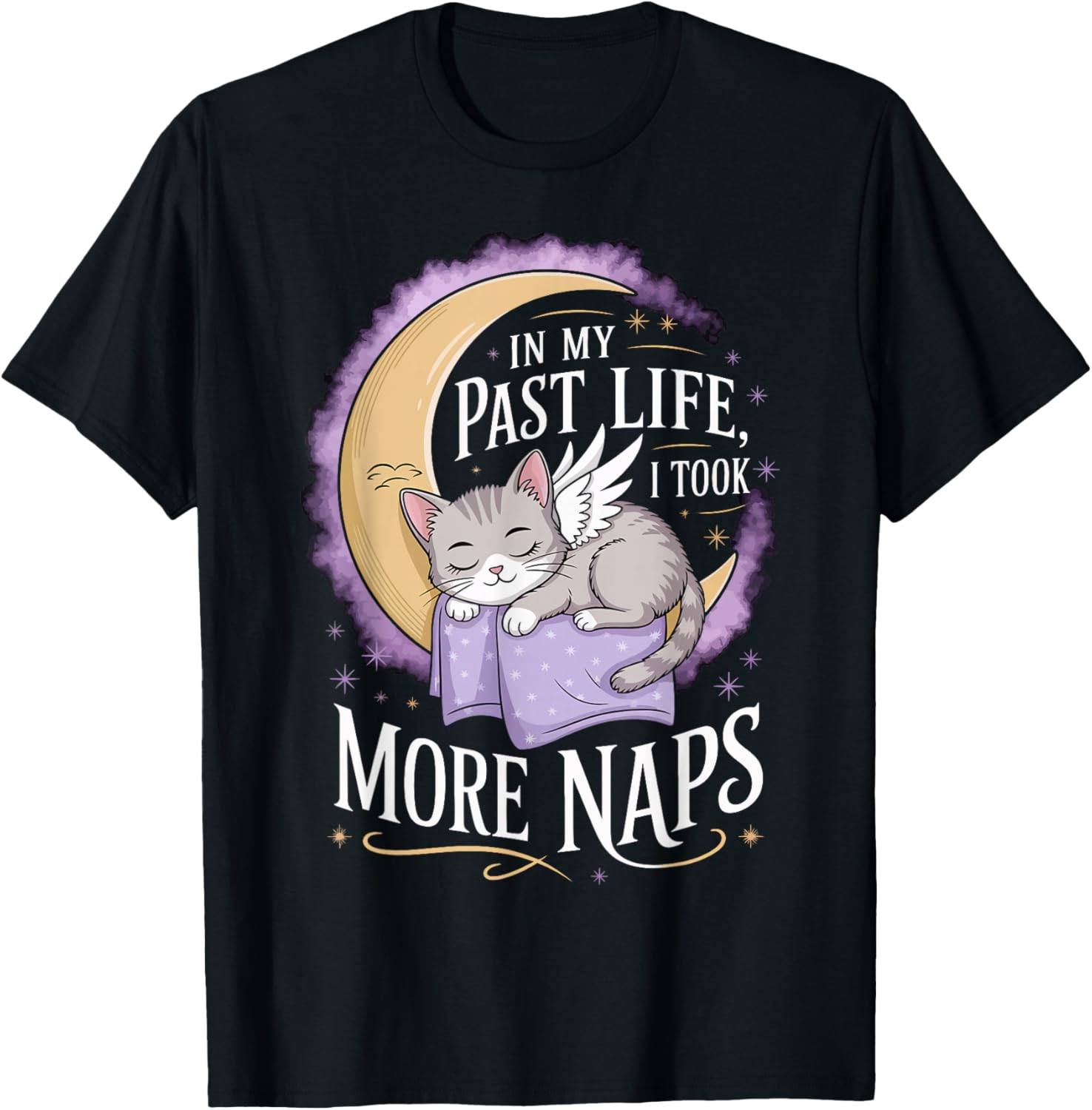In My Past Life I Took More Naps Funny Cat
