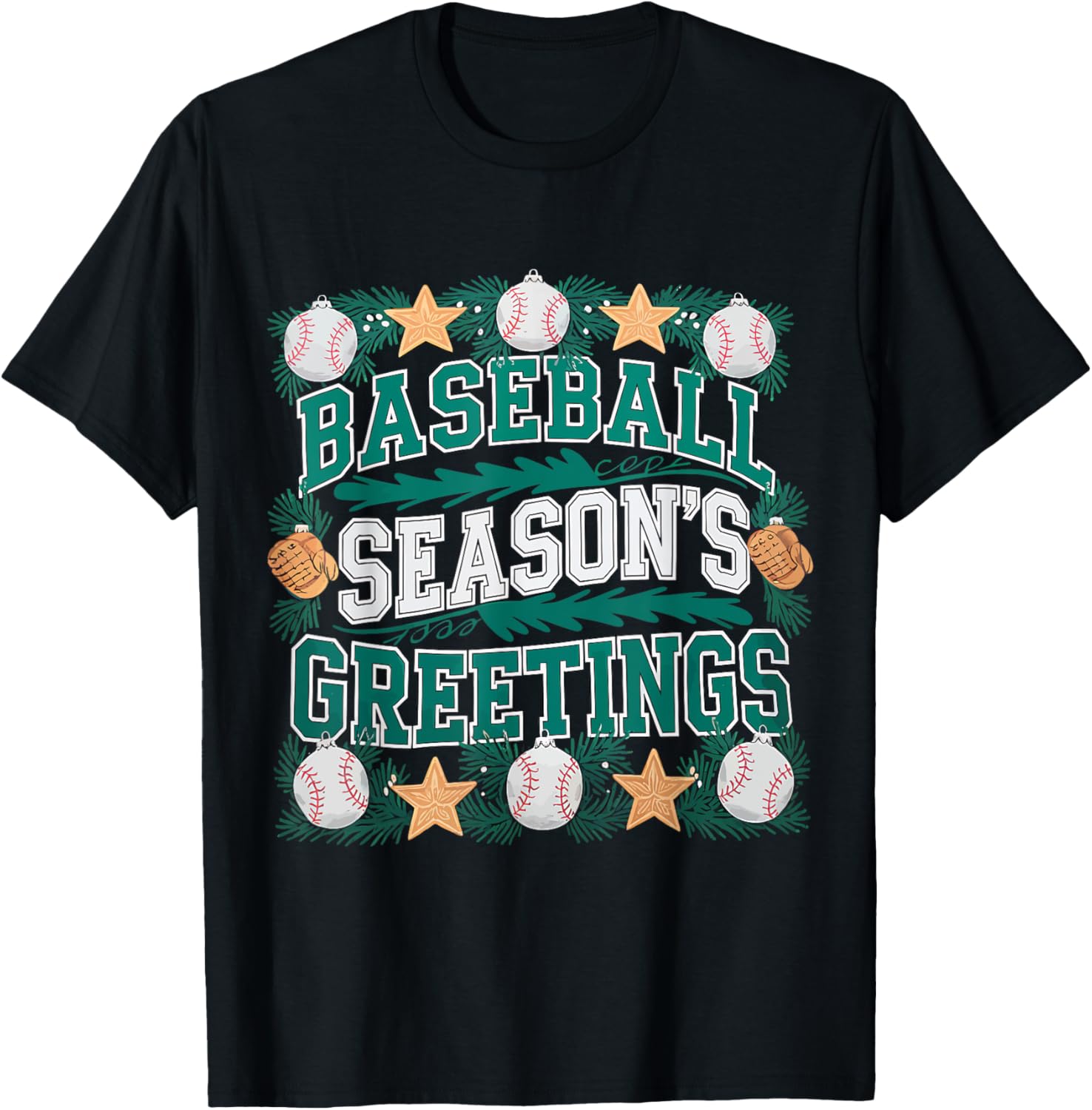 Baseball Season's Greetings Christmas