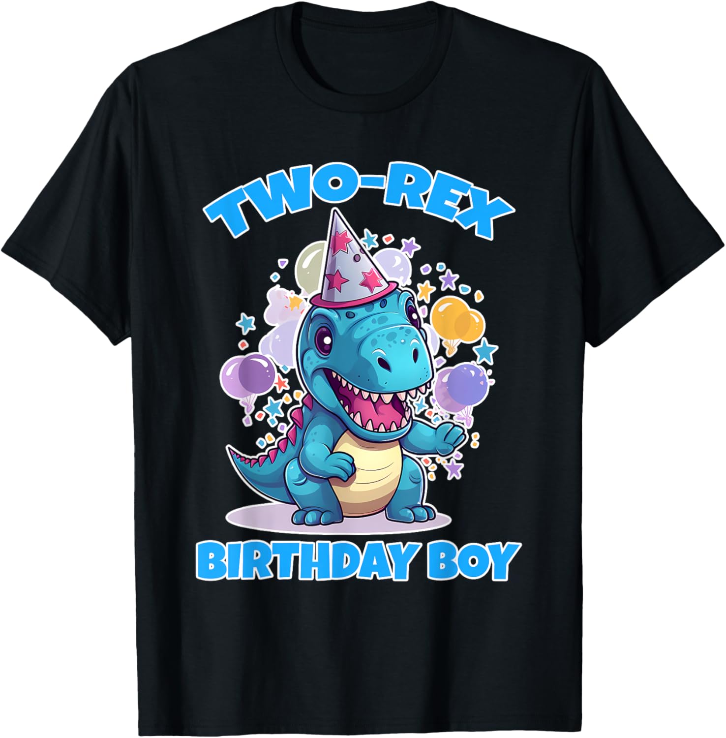 2nd Birthday Party Dinosaur T-Rex Boy