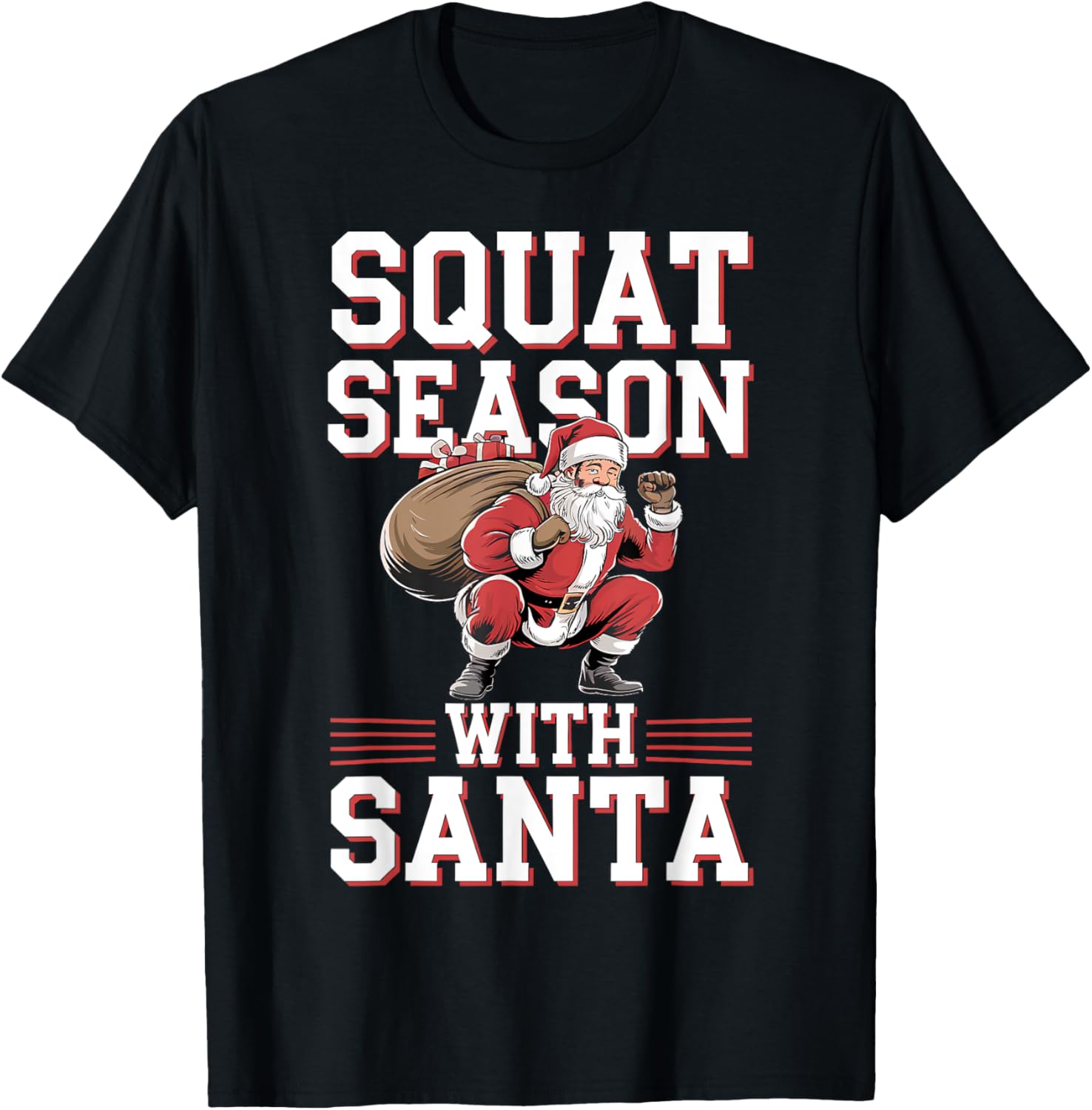 Squat Season With Santa Christmas Gym