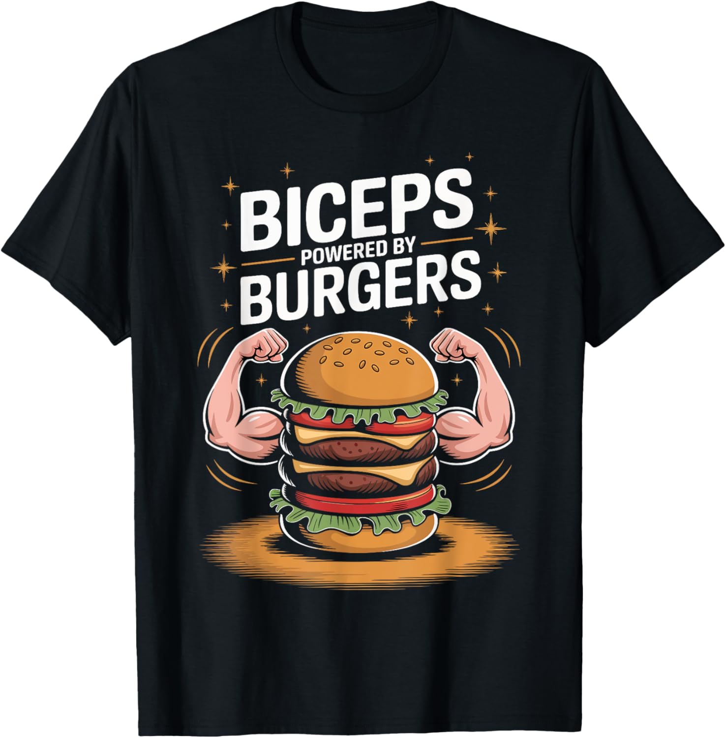 Gym Workout Biceps Powered By Burgers