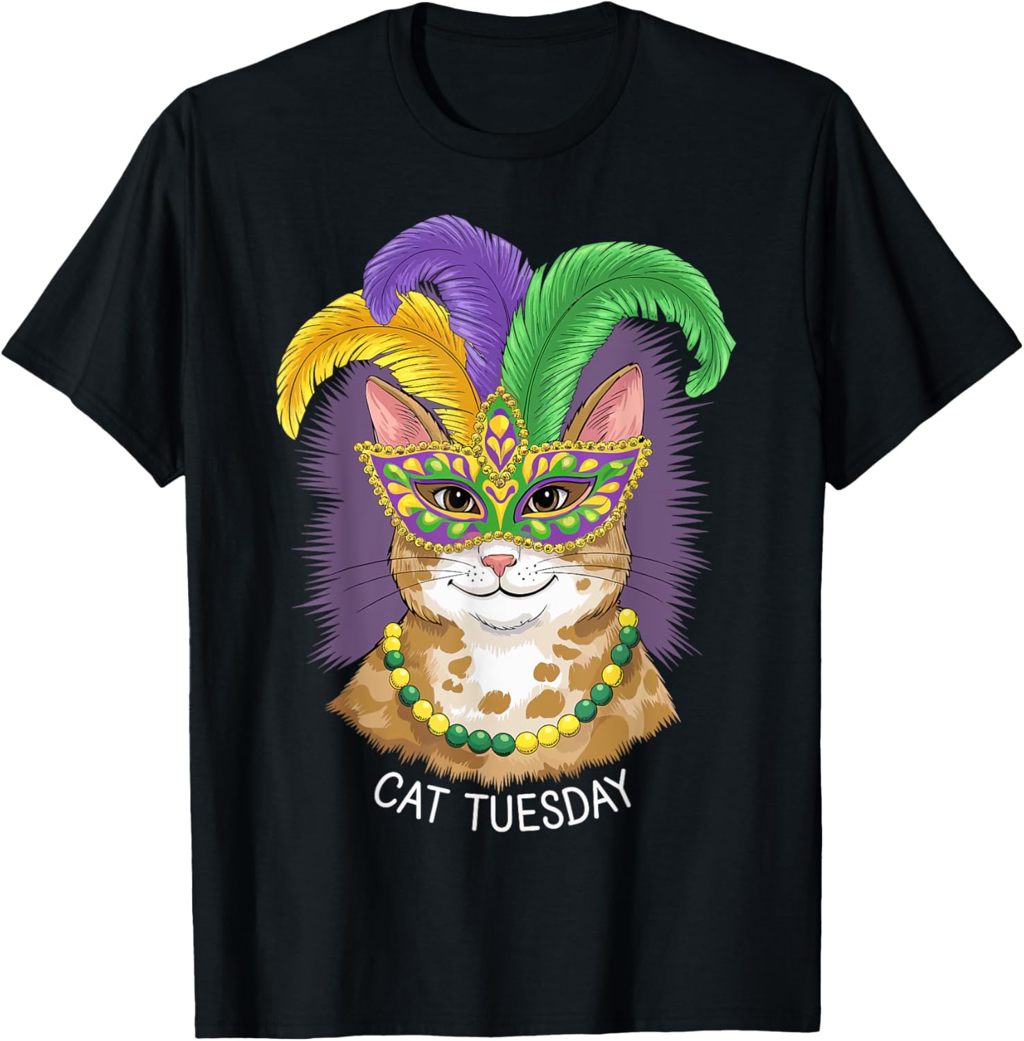Mardi Gras Cat Tuesday