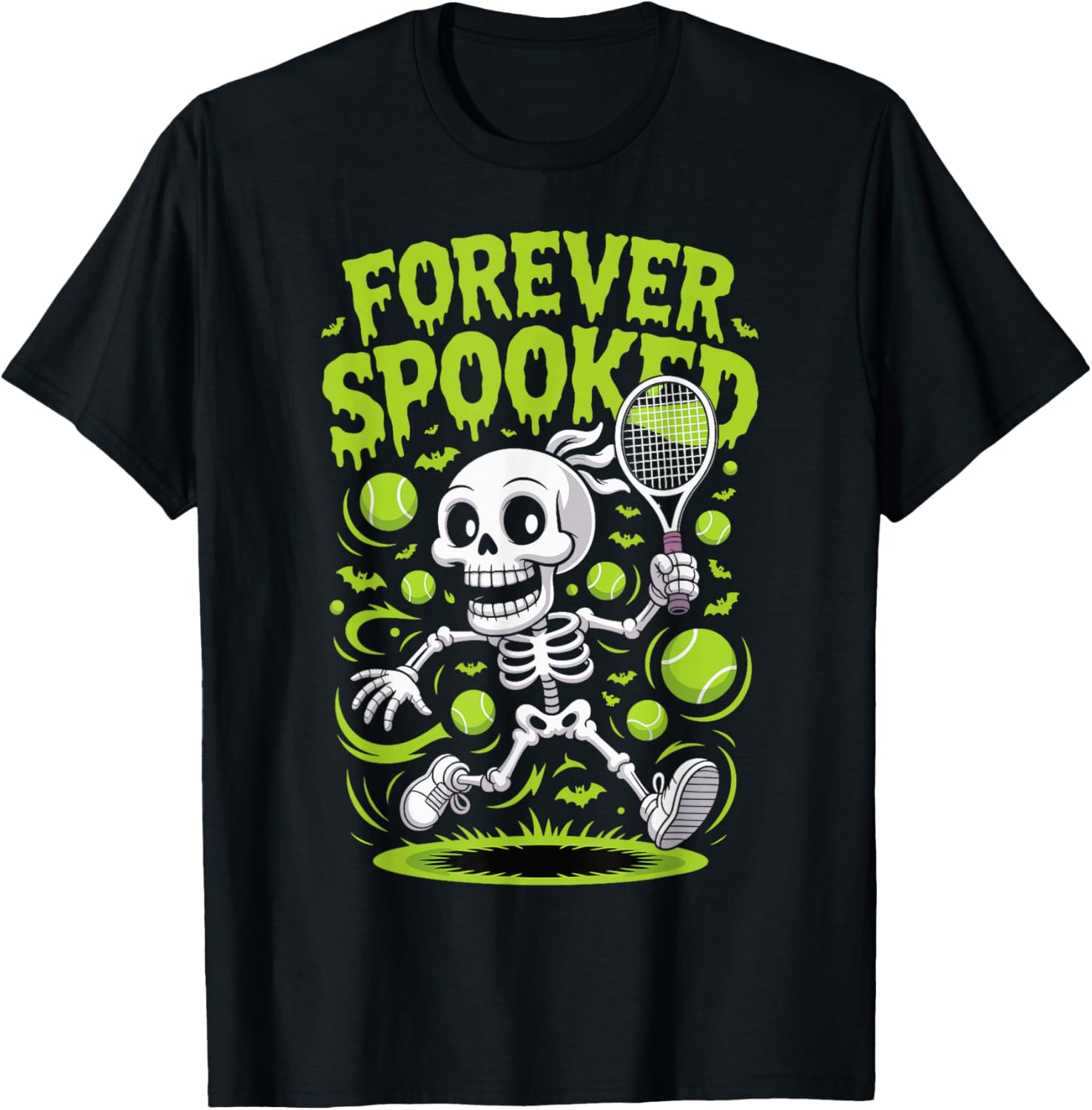 Halloween Tennis Skeleton