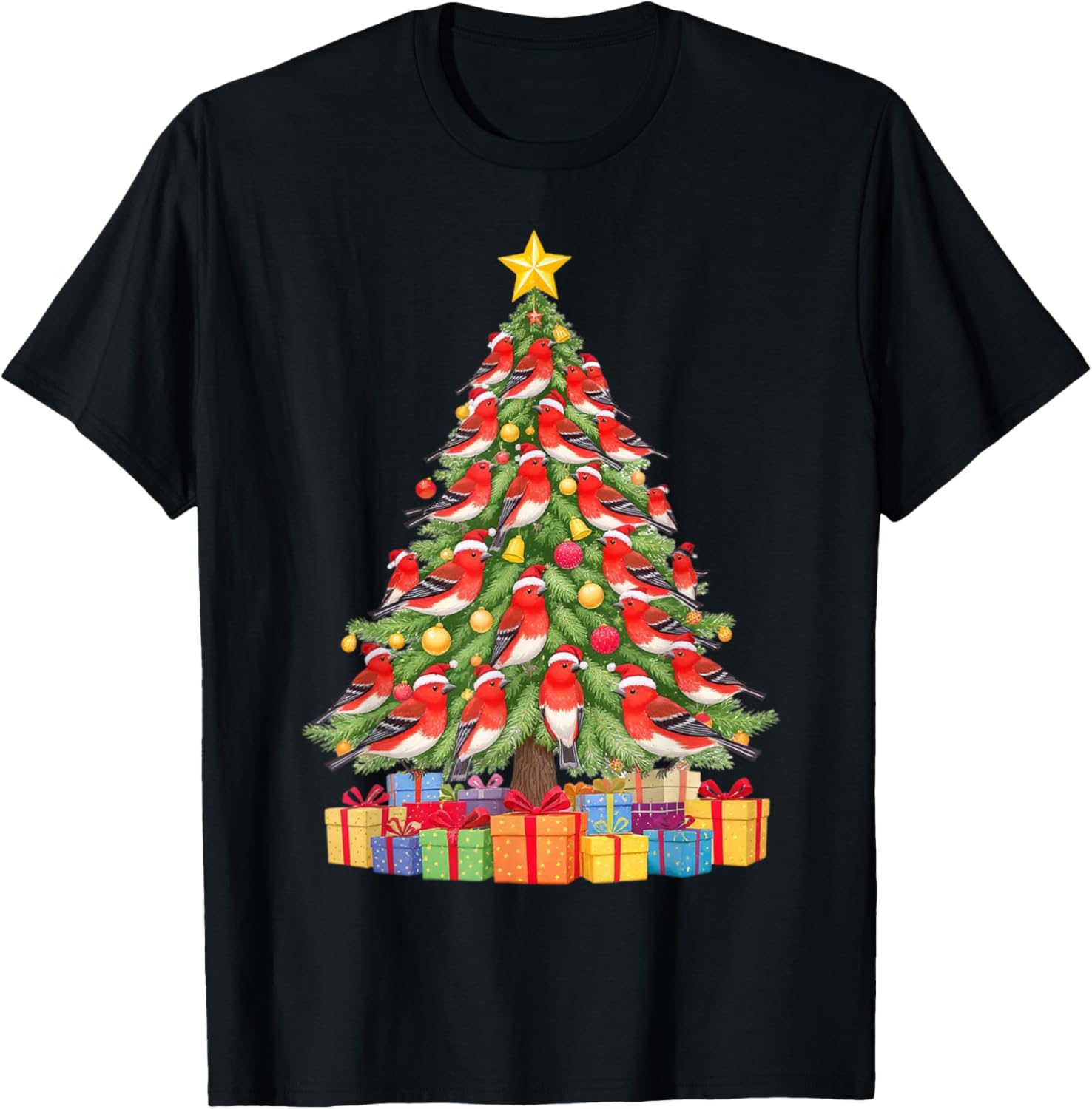 Christmas Tree Bird Red Crossbill