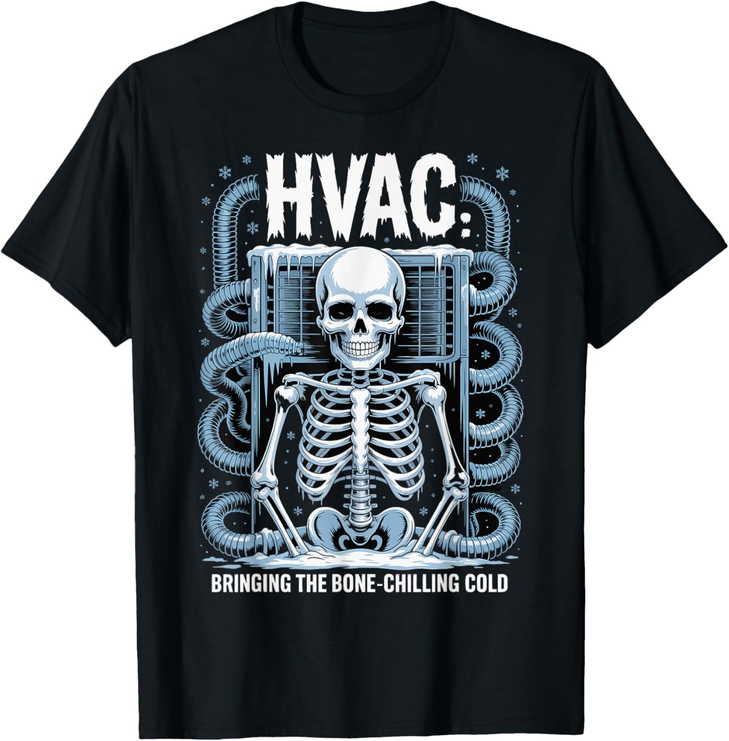 Halloween HVAC Technician Brining The Bone-Chilling Cold