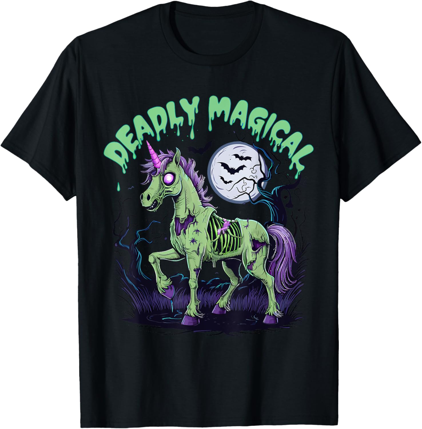 Deadly Magical Zombie Unicorn Halloween