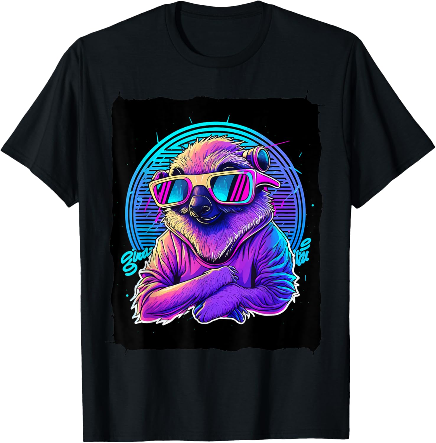 Sloth DJ Wearing Sunglasses